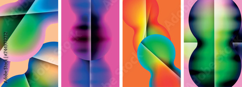 Abstract colors. Abstract backgrounds for wallpaper, business card, cover, poster, banner, brochure, header, website