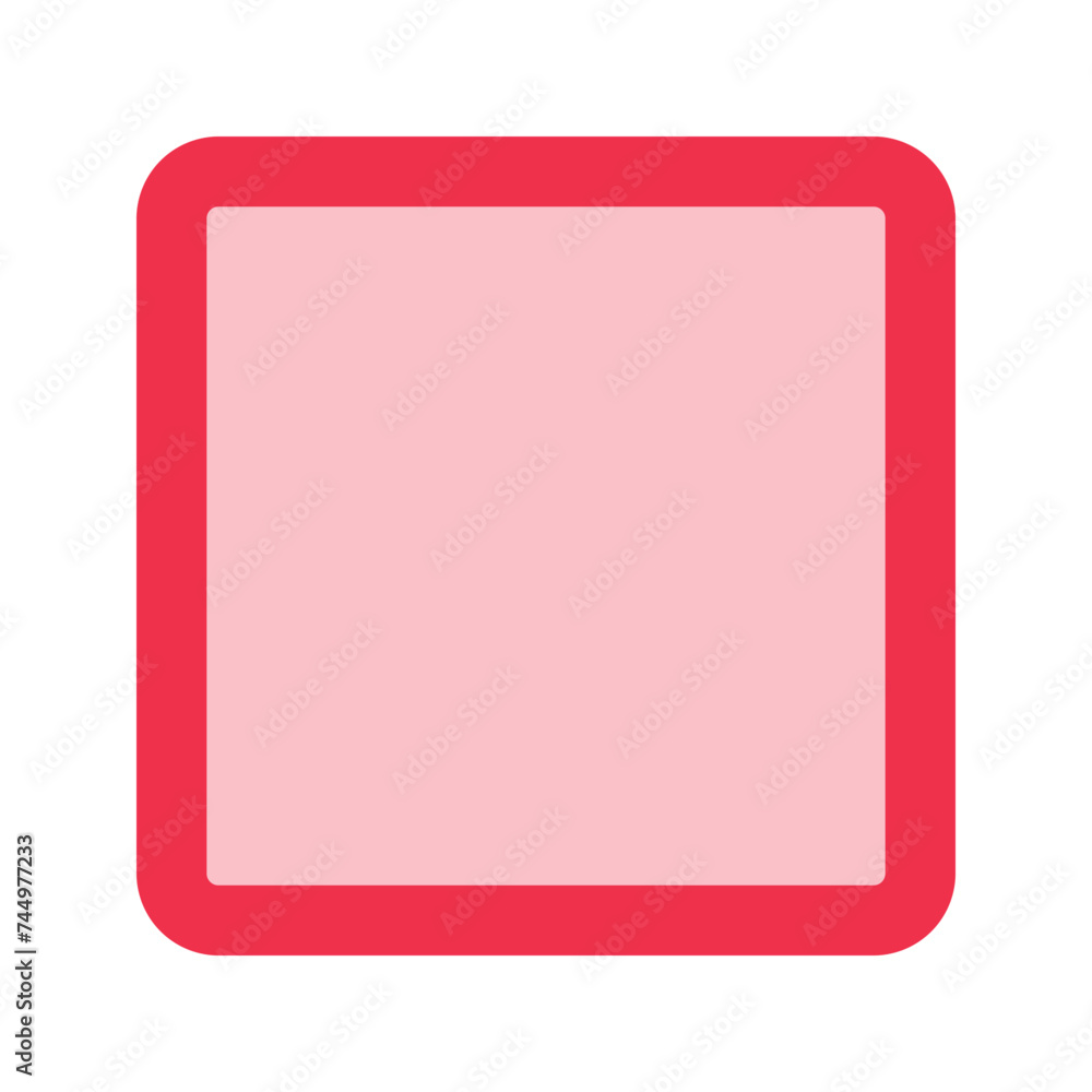 rectangle outline fill icon rectangle outline fill icon