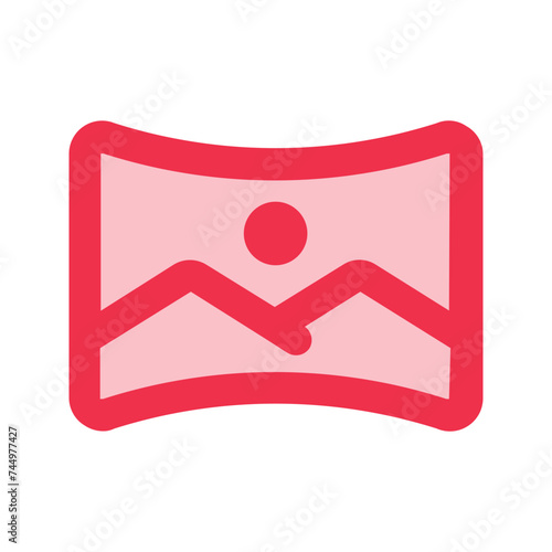 panorama outline fill icon