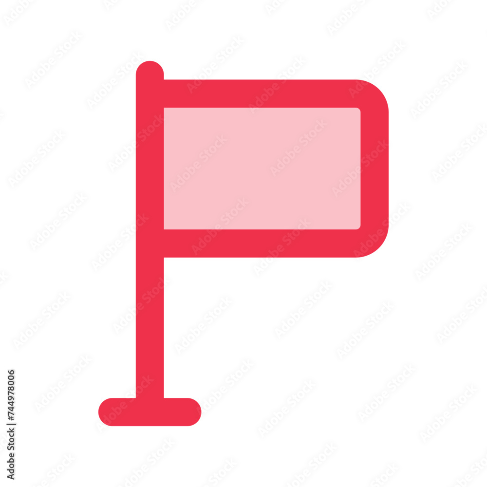 red flag outline fill icon red flag outline fill icon