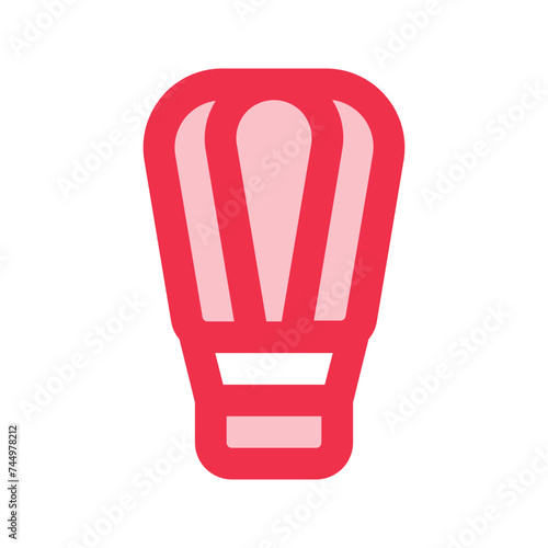 sky lantern outline fill icon