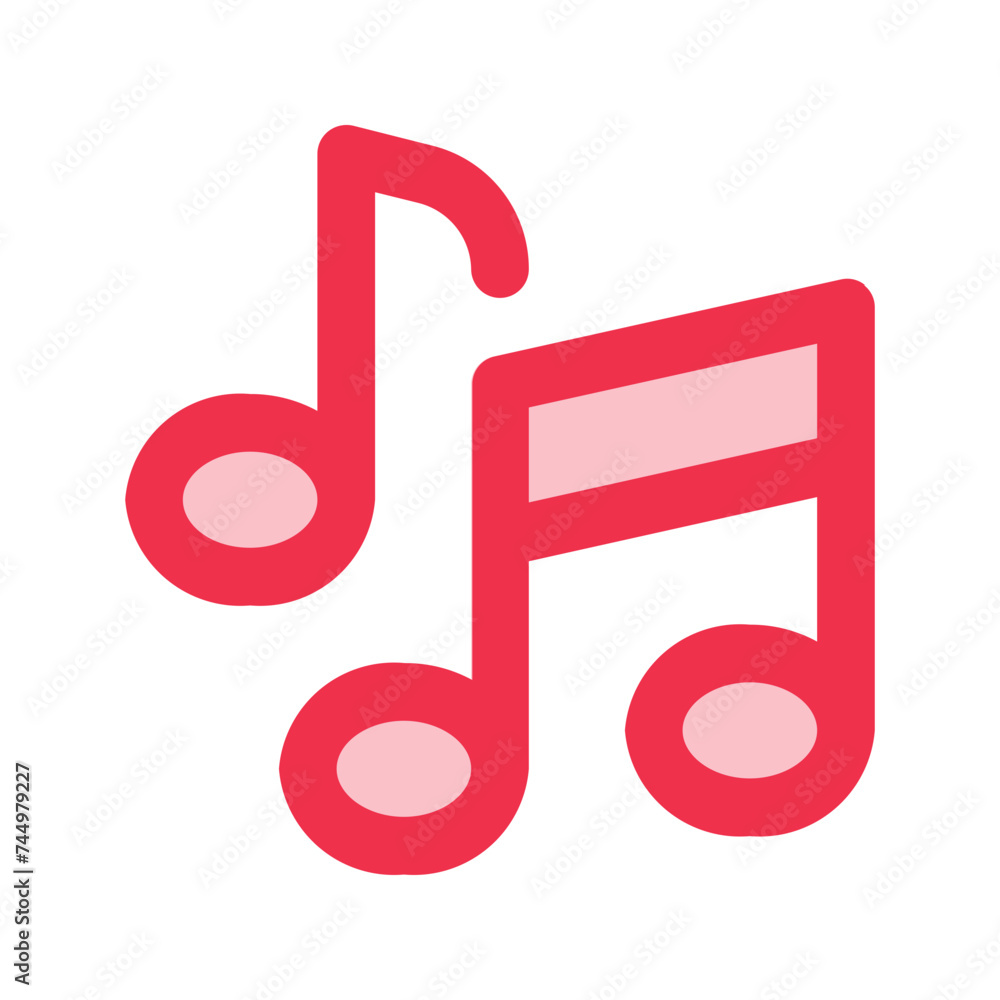 music note outline fill icon music note outline fill icon