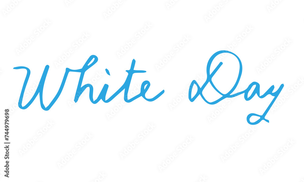 ホワイトデー White Day 文字 筆記体 英語 ホワイトデー White Day 文字 筆記体 英語