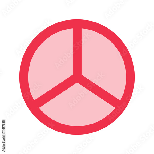 segmentation outline fill icon