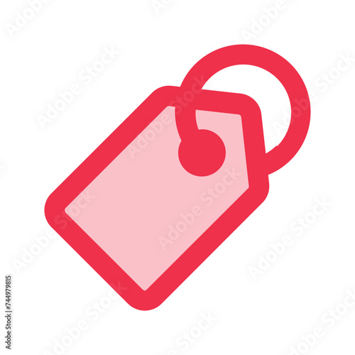 tag outline fill icon