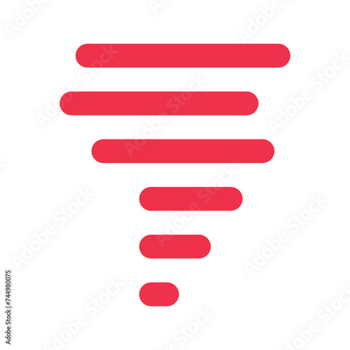 tornado outline fill icon