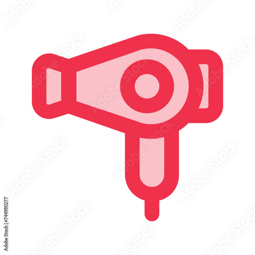 hairdryer outline fill icon