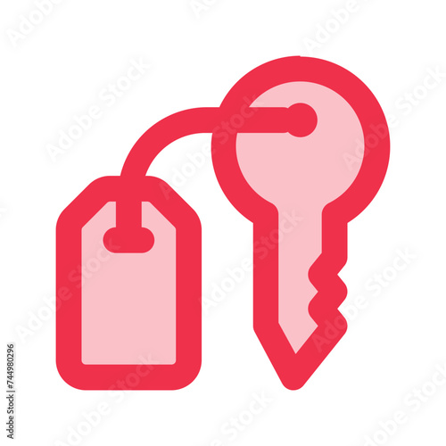 key room outline fill icon