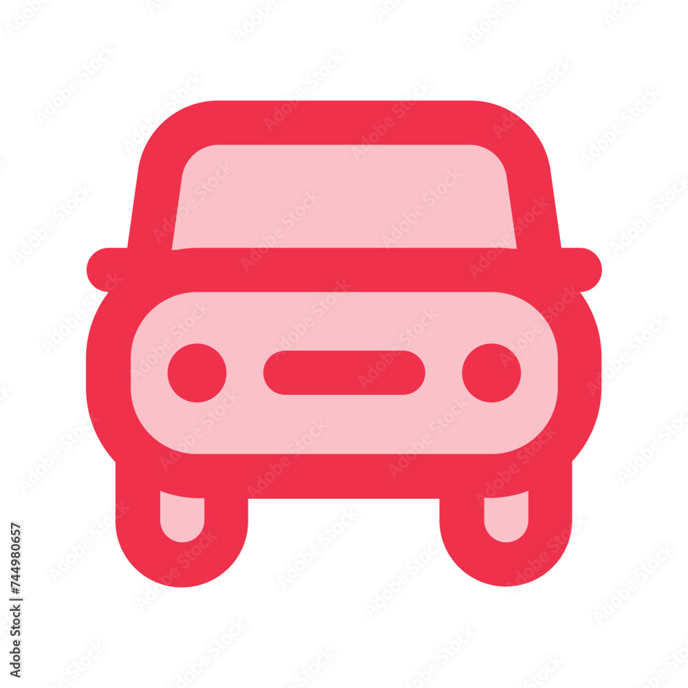 Obraz premium car outline fill icon