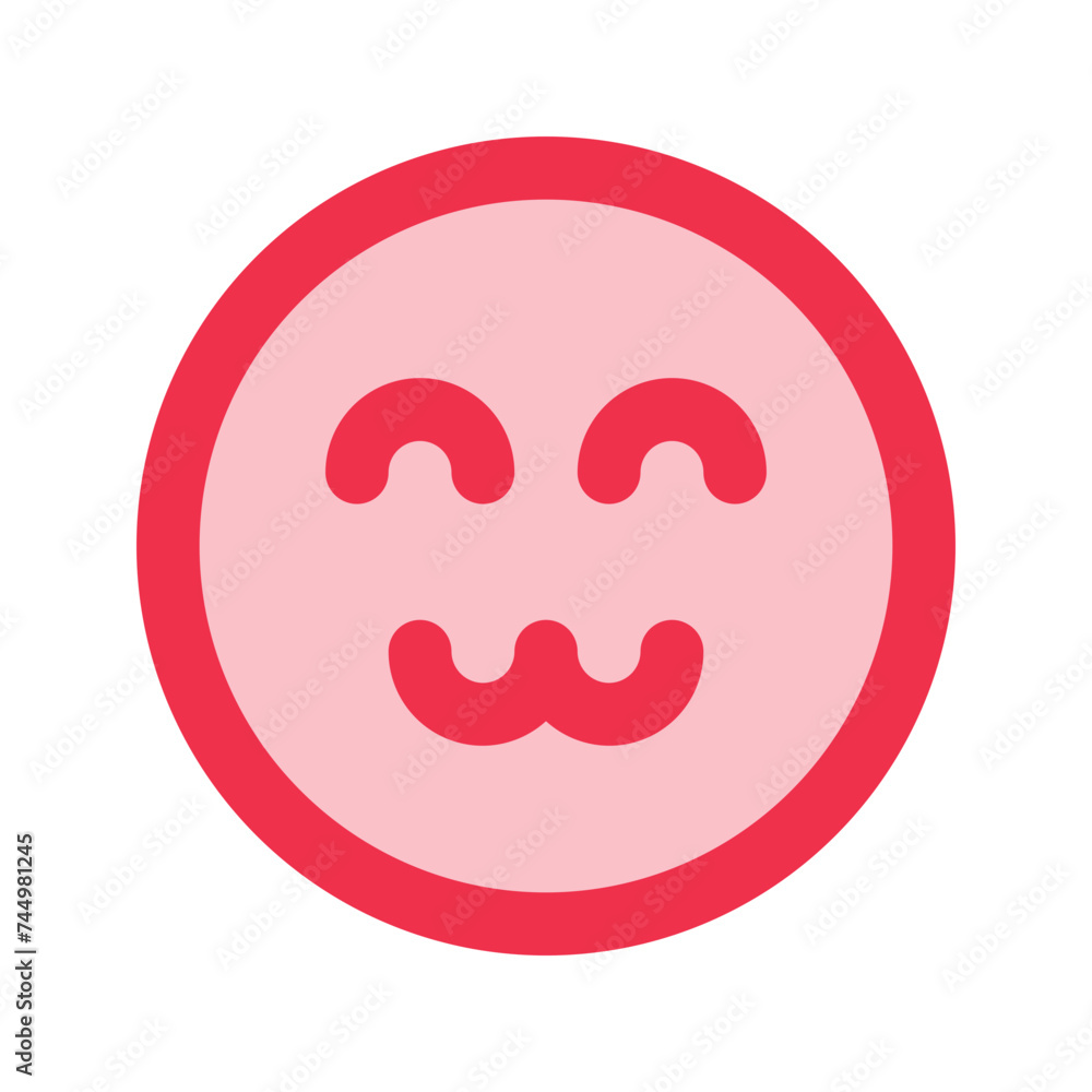 Obraz premium cute outline fill icon