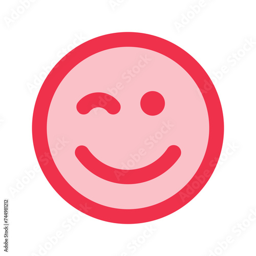 wink outline fill icon