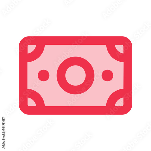 money outline fill icon