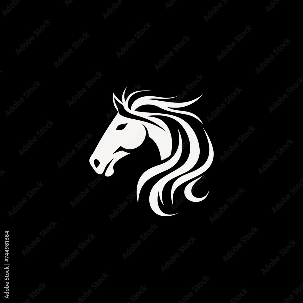 Horse logo design vector template Horse logo design vector template