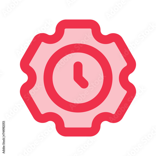 efficiency outline fill icon