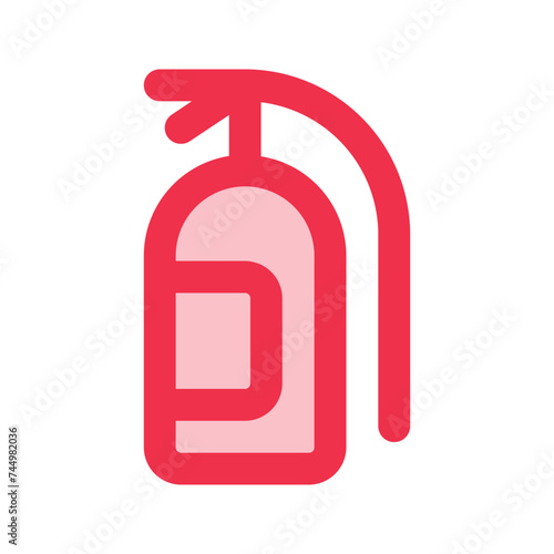 fire extinguisher outline fill icon