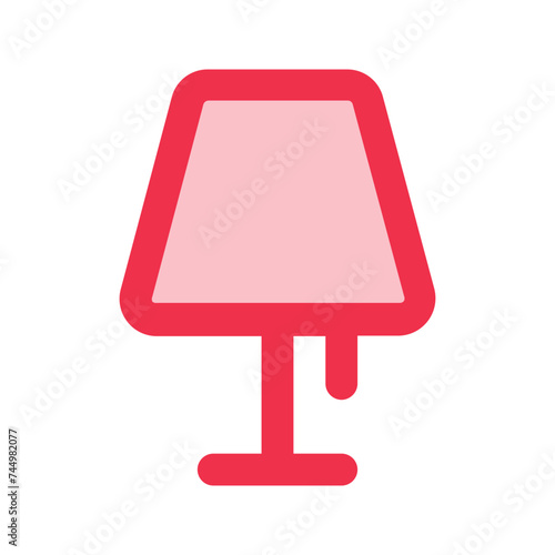 Wallpaper Mural lamp desk outline fill icon Torontodigital.ca