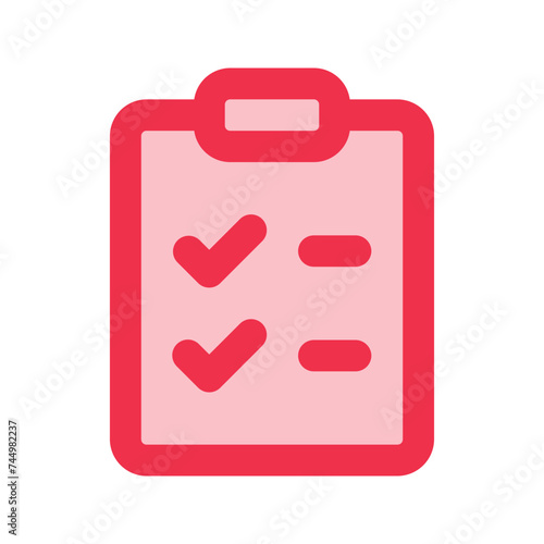 Free Download task list outline fill icon - GFXLoad
