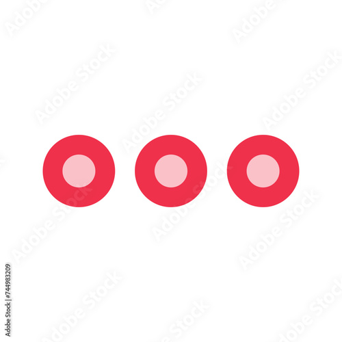 ellipsis outline fill icon