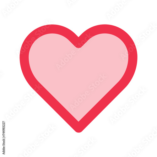 heart outline fill icon