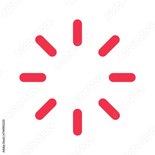 loading outline fill icon