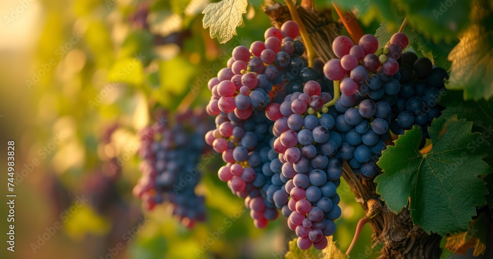 A Lush Display of Grape Clusters Foretells a Rich Harvest