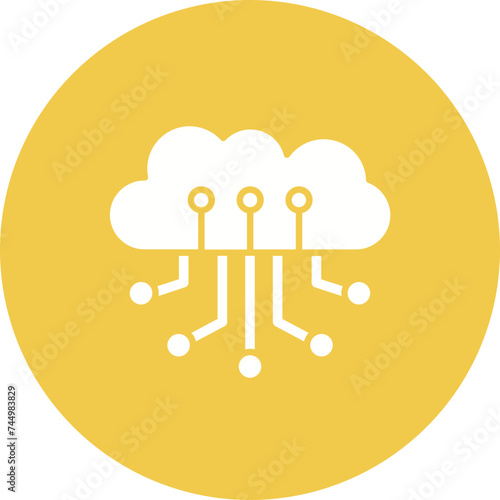 Cloud computing Icon