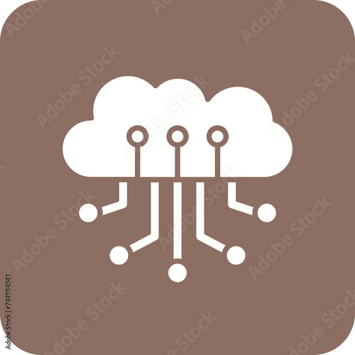 Cloud computing Icon