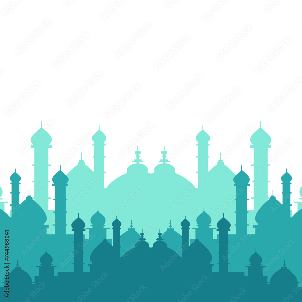 Landscape Mosque Silhouette