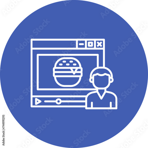 Food blogger Icon