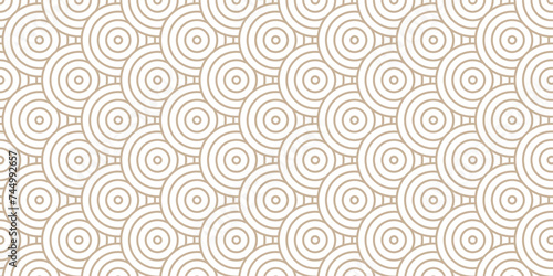  Overlapping pattern Modern diamond geometric waves spiral pattern abstract circle wave lines. Minimal brown tile stripe geomatics overlapping create retro square line backdrop pattern background.