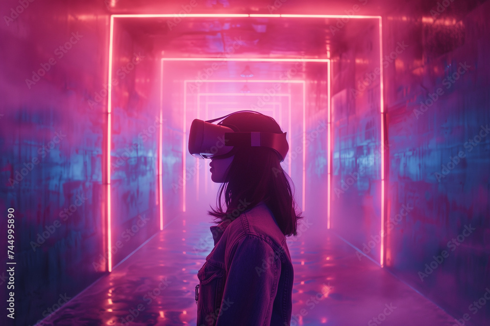 Obraz premium Into the Metaverse 