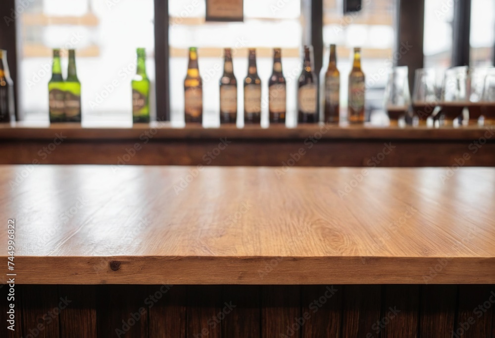 bottles of wine in a bar