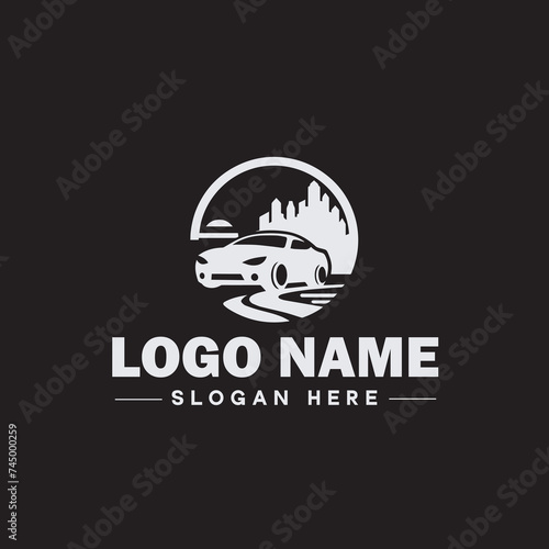  Automotive logo Auto shop logo auto dealership logo auto repair logo Icon clean flat modern minimalist business vehicle logo editable vector