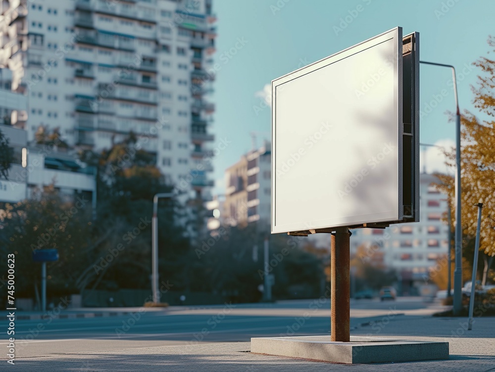 Urban Skyline Billboard Mockup,Metropolitan Billboard Display Urban Skyline Billboard Mockup,Metropolitan Billboard Display