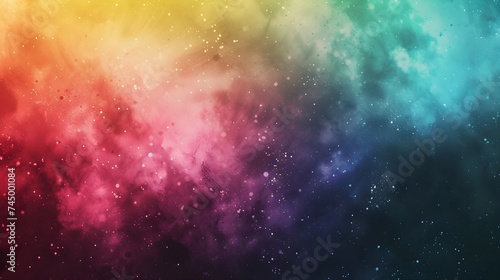Soft Colorful Texture: Digital Grainy Gradient with Noise Effect