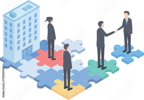 新しい人材を雇用する企業のイメージ