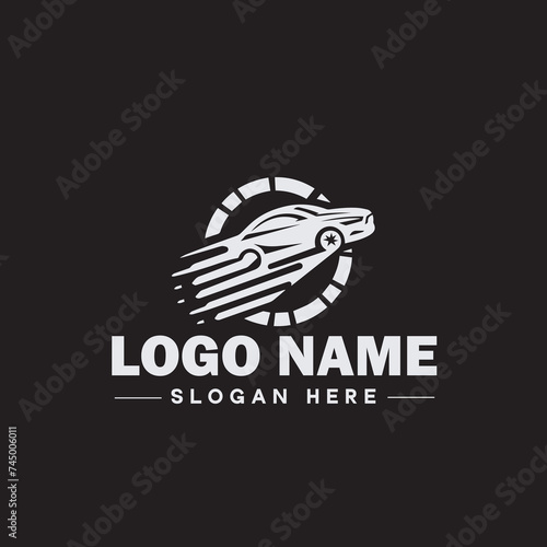  Automotive logo Auto shop logo auto dealership logo auto repair logo Icon clean flat modern minimalist business vehicle logo editable vector