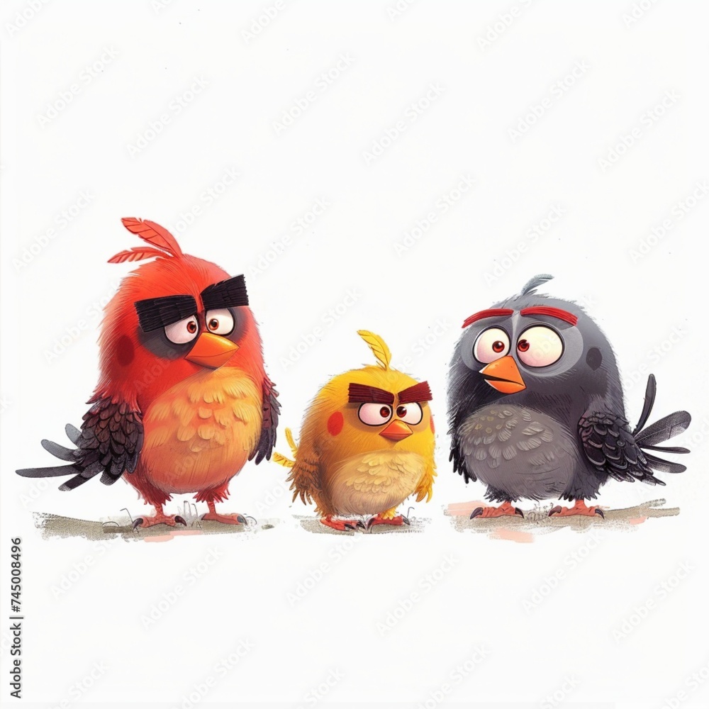 Fototapeta premium angrybirds