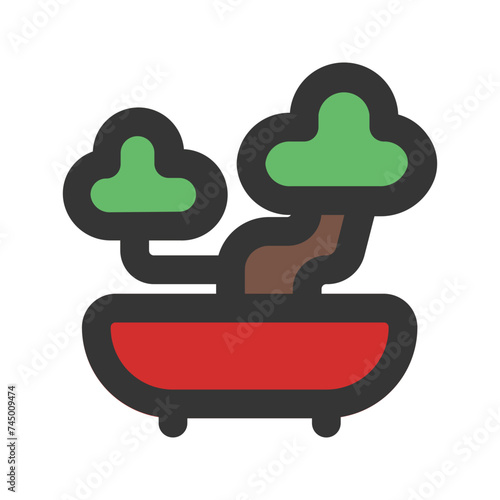 bonsai line color icon