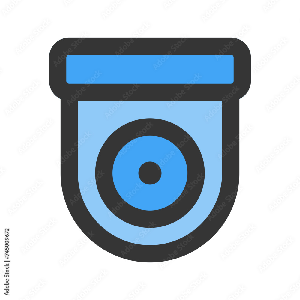 cctv line color icon