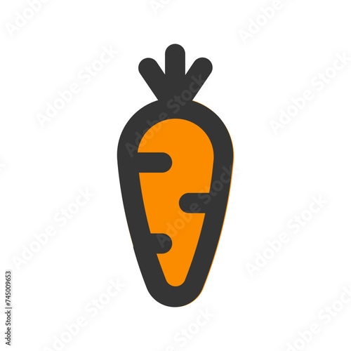 carrot line color icon