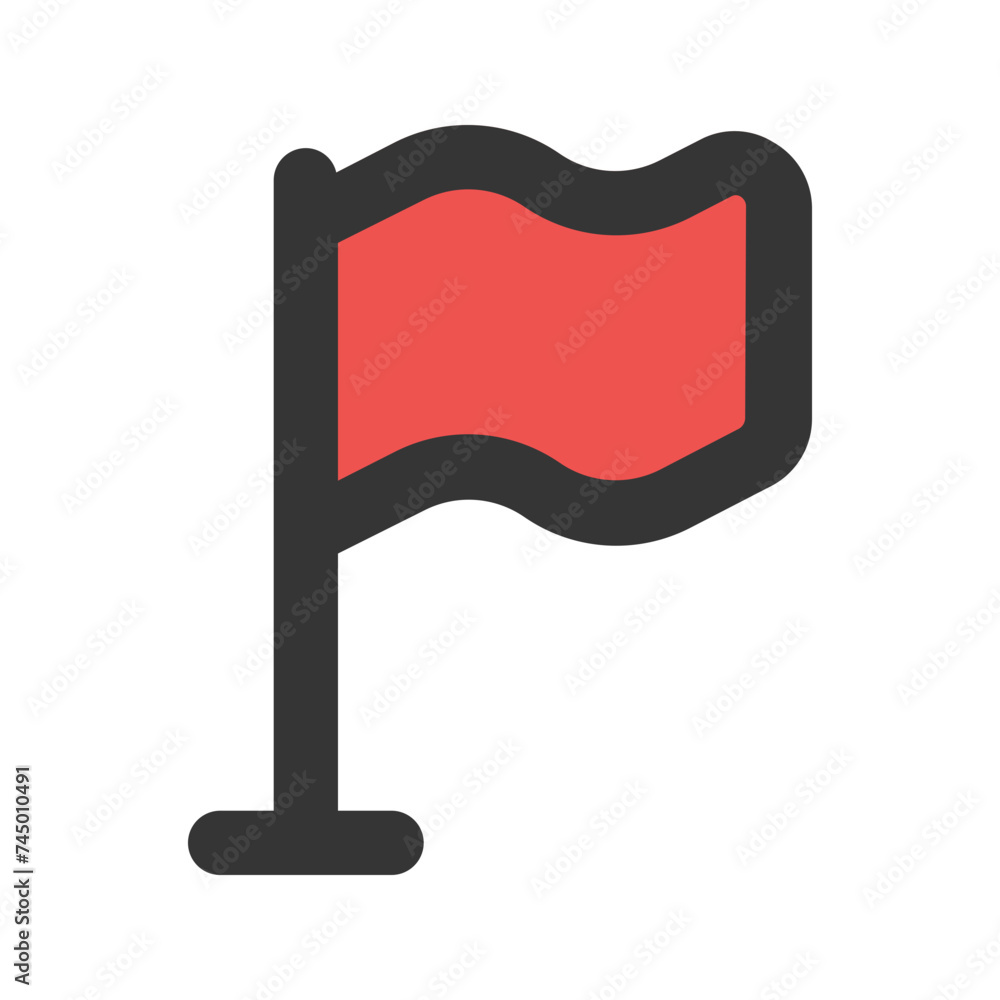 flags line color icon flags line color icon