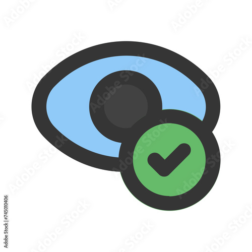 eye test line color icon