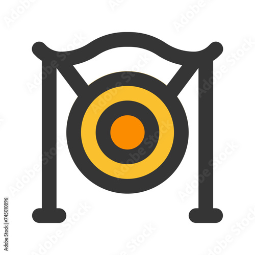 gong line color icon