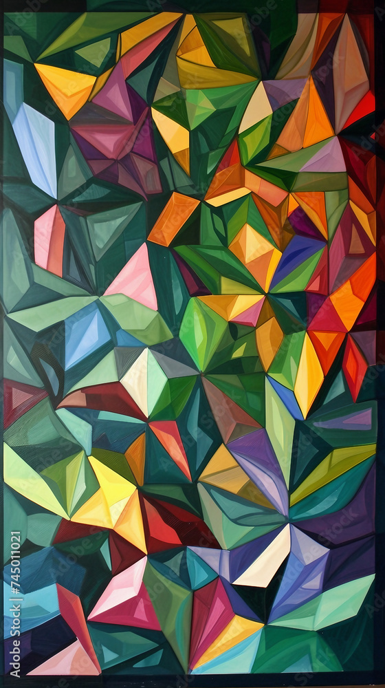 Fototapeta premium Geometric garden 