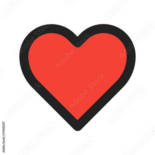 heart line color icon