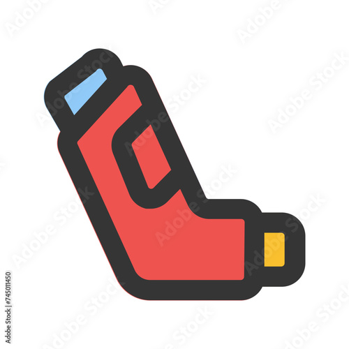 inhaler line color icon