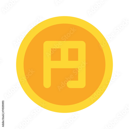 japanese yen Flat icon
