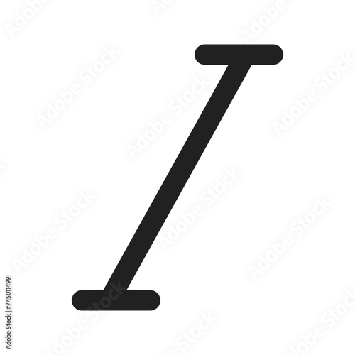 italic line color icon