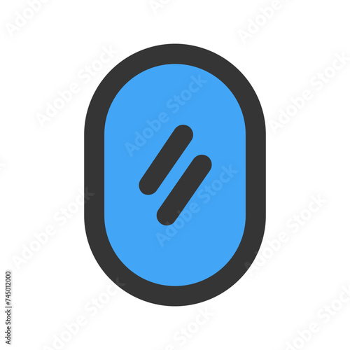 mirror line color icon